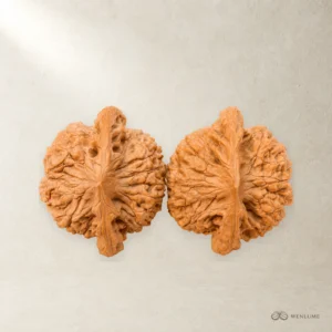 55mm Giant Official Hat Walnut High Density Natural Hand Polishing Collectible Walnut — exact Wenwan walnut pair, view 1